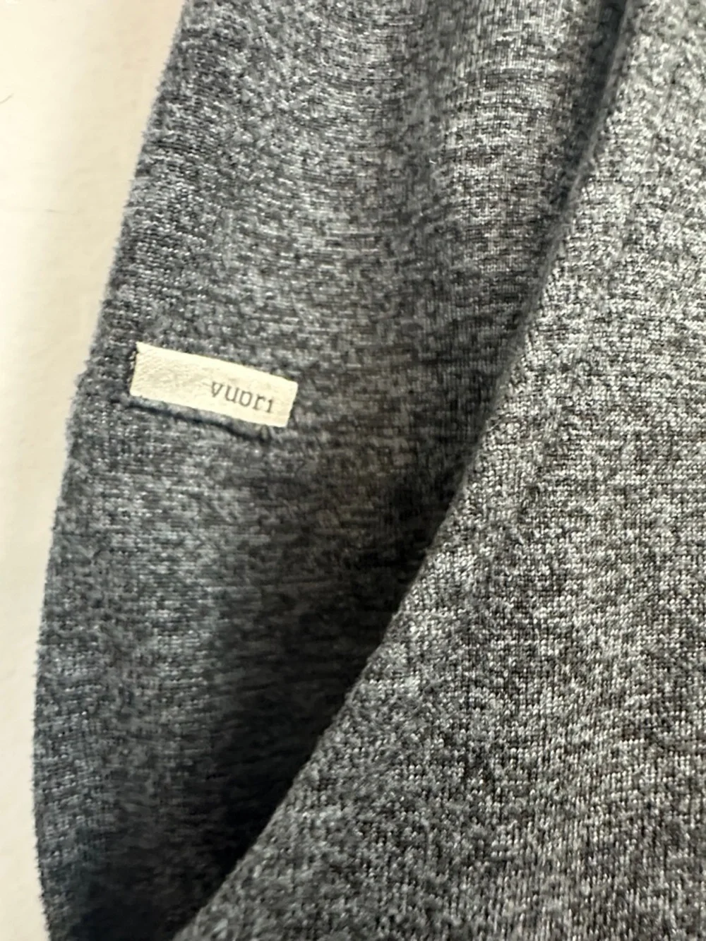 Vuori Men's Ponto Performance Pant in Charcoal Heather Sz M